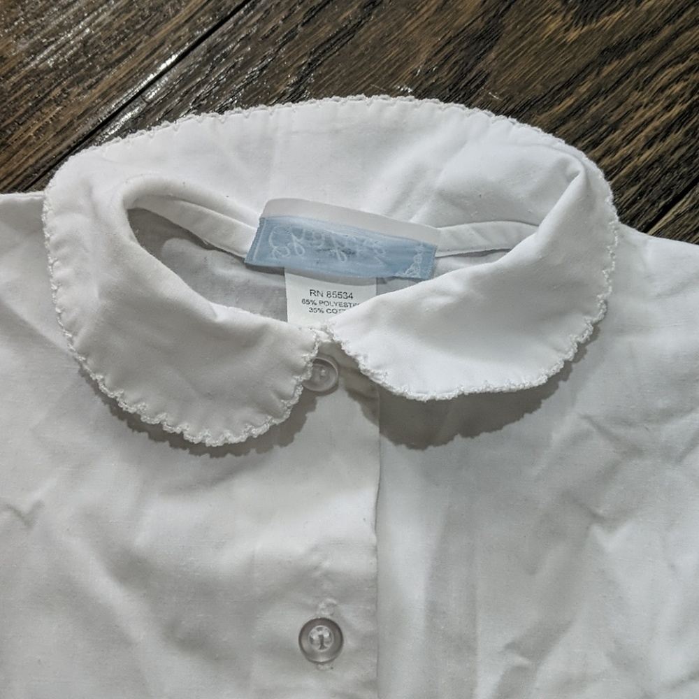 Chabre Ruffle Button Down Onesie - Picture 2 of 6